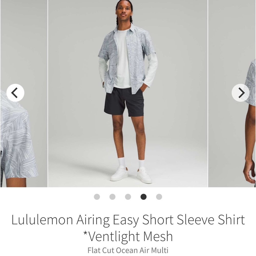 lululemon Airing Easy Camp Short Sleeve - Picture 3 of 5